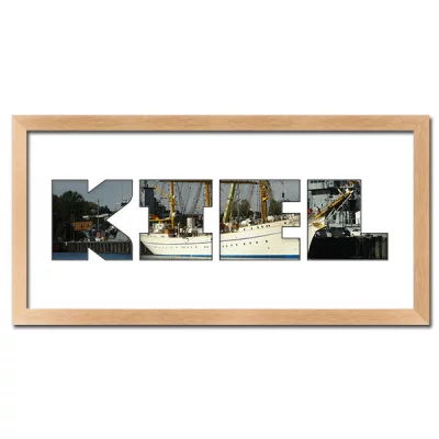 Thumbnail von Regiorahmen "Kiel" mit Passepartout Natur