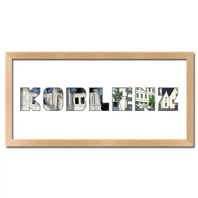 Thumbnail von Regiorahmen "Koblenz" mit Passepartout Natur