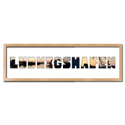 Thumbnail von Regiorahmen "Ludwigshafen" mit Passepartout Natur