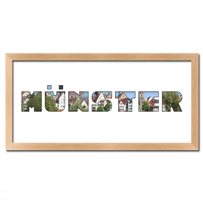 Thumbnail von Regiorahmen "Münster" mit Passepartout Natur