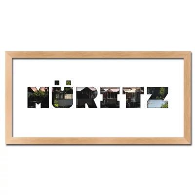 Thumbnail von Regiorahmen "M&uuml;ritz" mit Passepartout Natur