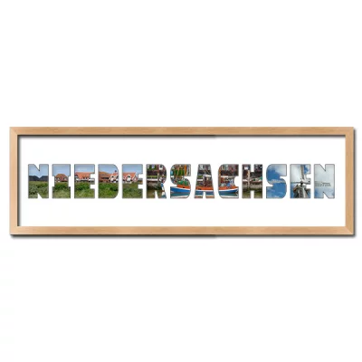 Thumbnail von Regiorahmen "Niedersachsen" mit Passepartout Natur