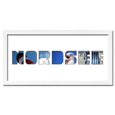 Thumbnail von Regiorahmen "Nordsee" mit Passepartout Weiss