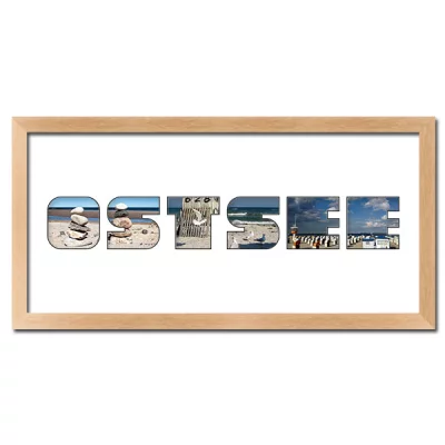 Thumbnail von Regiorahmen "Ostsee" mit Passepartout Natur