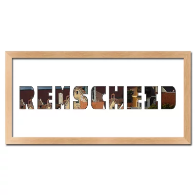 Thumbnail von Regiorahmen "Remscheid" mit Passepartout Natur