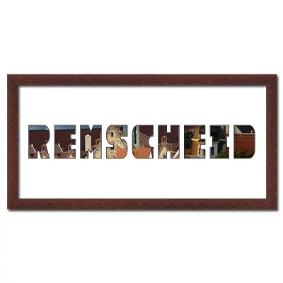 Thumbnail von Regiorahmen "Remscheid" mit Passepartout Wenge