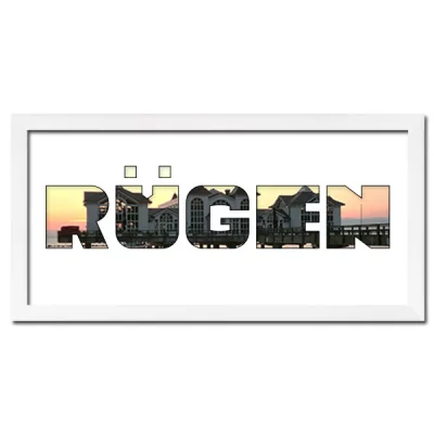 Thumbnail von Regiorahmen "Rügen" mit Passepartout Weiss