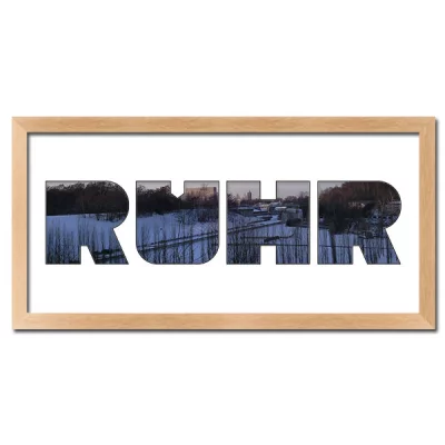 Thumbnail von Regiorahmen "Ruhr" mit Passepartout Natur