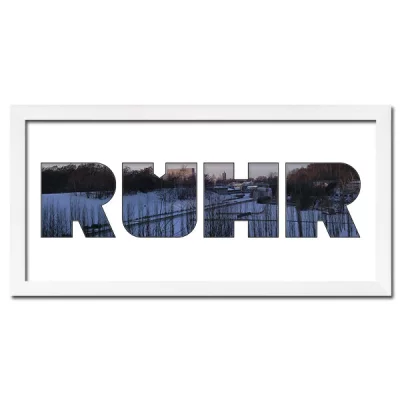 Thumbnail von Regiorahmen "Ruhr" mit Passepartout Weiss