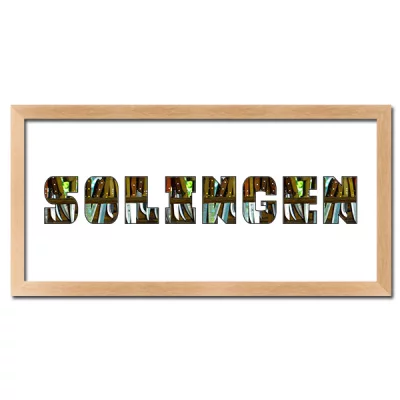 Thumbnail von Regiorahmen "Solingen" mit Passepartout Natur