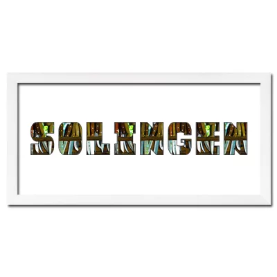 Thumbnail von Regiorahmen "Solingen" mit Passepartout Weiss