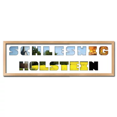 Thumbnail von Regiorahmen "Schleswig-Holstein" mit Passepartout Natur