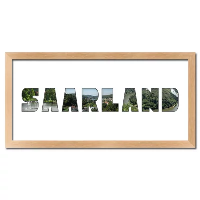 Thumbnail von Regiorahmen "Saarland" mit Passepartout Natur