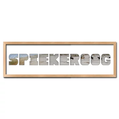 Thumbnail von Regiorahmen "Spiekeroog" mit Passepartout Natur