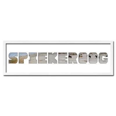 Thumbnail von Regiorahmen "Spiekeroog" mit Passepartout Weiss