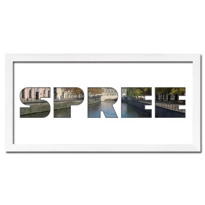 Thumbnail von Regiorahmen "Spree" mit Passepartout Weiss