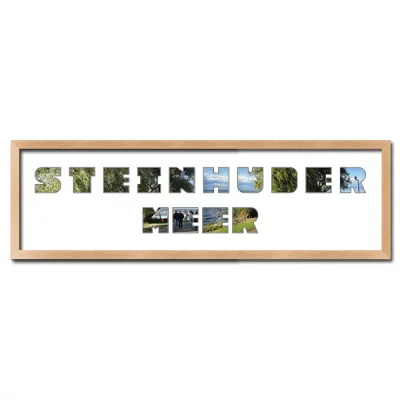 Thumbnail von Regiorahmen "Steinhuder Meer" mit Passepartout Natur