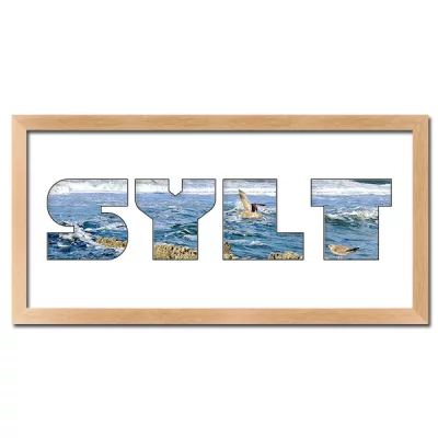 Thumbnail von Regiorahmen "Sylt" mit Passepartout Natur