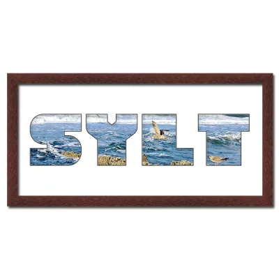 Thumbnail von Regiorahmen "Sylt" mit Passepartout Wenge