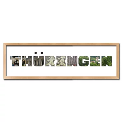 Thumbnail von Regiorahmen "Thüringen" mit Passepartout Natur
