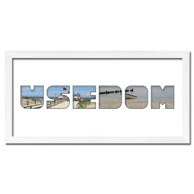 Thumbnail von Regiorahmen "Usedom" mit Passepartout Weiss
