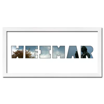 Thumbnail von Regiorahmen "Weimar" mit Passepartout Weiss