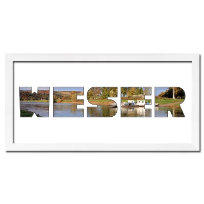 Thumbnail von Regiorahmen "Weser" mit Passepartout Weiss