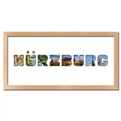 Thumbnail von Regiorahmen "Würzburg" mit Passepartout Natur