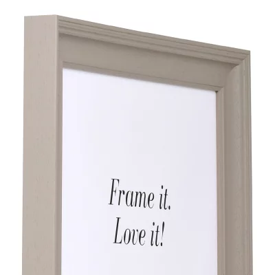 Houten kader Merlines op maat lichtbruin | normaal glas (2 mm)