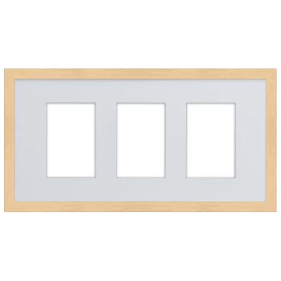 Multiramka na zdjęcia Nouvelle 3x10x15 cm | naturalny | szkło standardowe (2 mm)