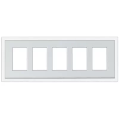 Galerierahmen Nouvelle 5x10x15 cm | weiß | Normalglas (2 mm)