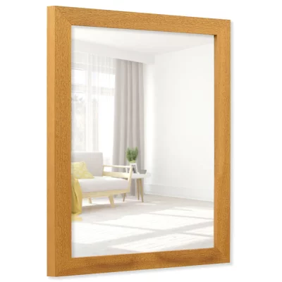 Lustro na ścianę Calais na wymiar dąb | lustro (3 mm)