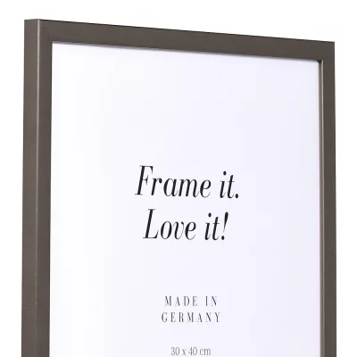 Houten lijst Top Pro S 35x50 cm | platina | normaal glas (2 mm)