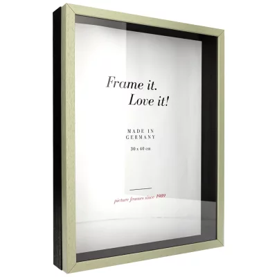 Unibox Bildram 13x18 cm | grön-svart | Standardglas (2 mm)