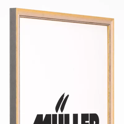Houten fotolijst Thüringen 10x10 cm | geel | normaal glas (2 mm)