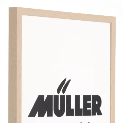 Houten kader Beieren 10x15 cm | zand | normaal glas (2 mm)