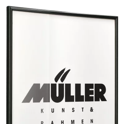 Houten fotolijst Hessen 28x35 cm | mosgroen, glanzend | normaal glas (2 mm)