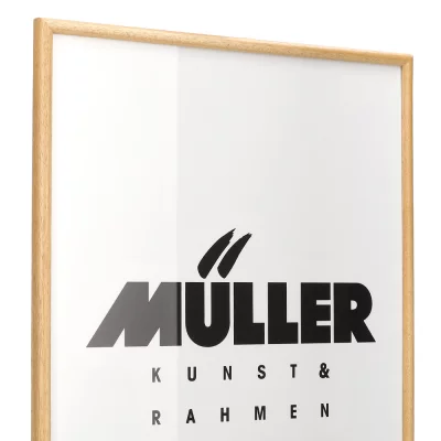 Houten fotolijst Hessen 28x35 cm | natuur | normaal glas (2 mm)