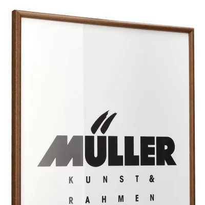 Houten fotolijst Hessen op maat eik | normaal glas (2 mm)