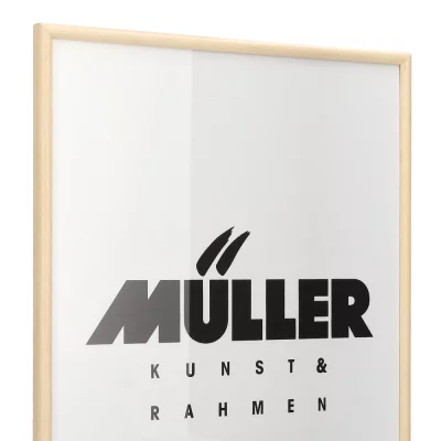 Houten fotolijst Hessen op maat natuur | normaal glas (2 mm)