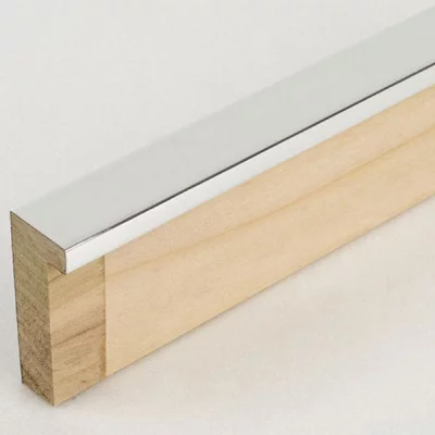 Thumbnail von Holz-Bilderrahmen Matrix 20x52 nach Maß Aluminium