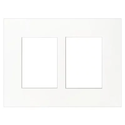 Thumbnail von 2,5 mm Passepartout in Museumsqualität, 30x40 cm (2x 13x18 cm)