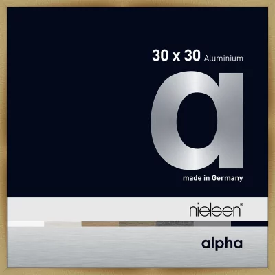 Thumbnail von Alurahmen Alpha - Art Edition Brushed Amber 30x30 cm
