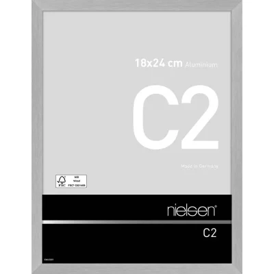 Thumbnail von Alurahmen C2 - Art Edition Struktur Silber matt 18x24 cm