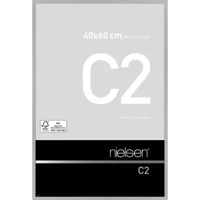 Thumbnail von Alurahmen C2 - Art Edition Struktur Silber matt 40x60 cm