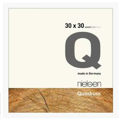 Thumbnail von Holzrahmen Quadrum - Art Edition Weiß deckend 30x30 cm
