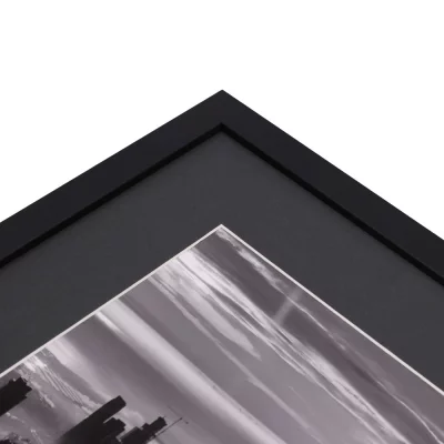 Thumbnail von 1,4 mm Passepartout White Core mit eigenem Ausschnitt Charcoal