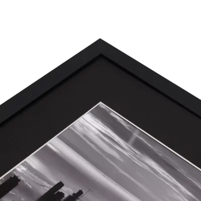 Thumbnail von 1,4 mm Passepartout White Core Maßanfertigung Ebony