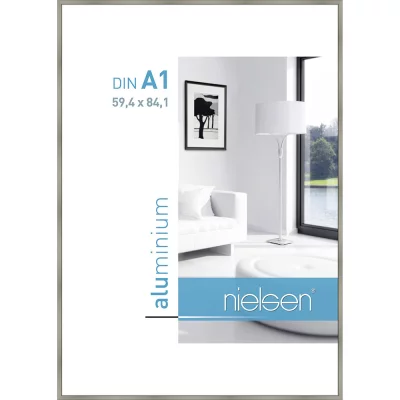Alurahmen Classic 59,4x84,1 cm (A1) | Champagner | Normalglas (2 mm)