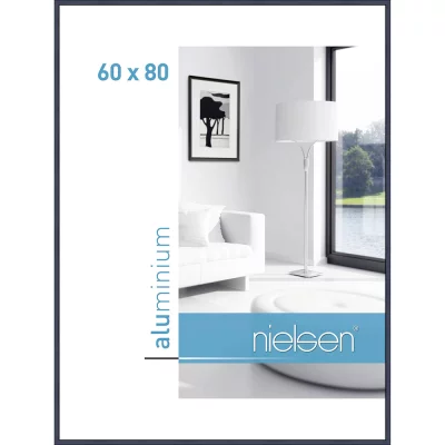 Alurahmen Classic 60x80 cm | Blu | Normalglas (2 mm)